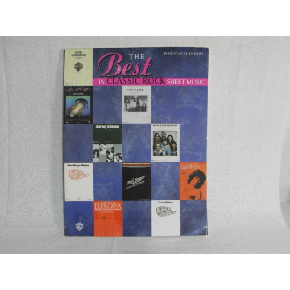 The Best in Classic Rock Sheet Music: Piano, Vocal, Chords